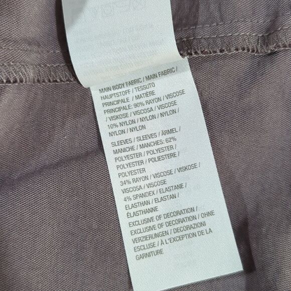 LOGO Lori Goldstein Womens Jackets 28W Purple Lightweight Jacket Lace Trim - Picture 8 of 10